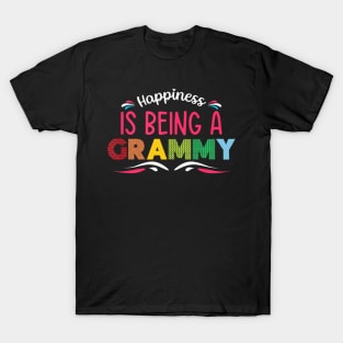 Mothers Day Cute Womens Happiness Is Being A Grammy T-Shirt